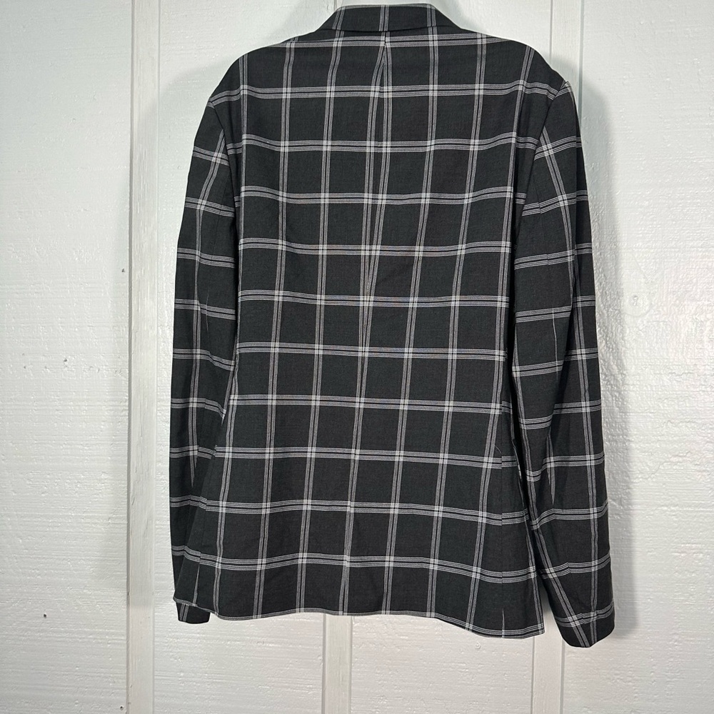 ASOS Men’s Black and White Window Pane Blazer Size 42R NWOT - Picture 7 of 7